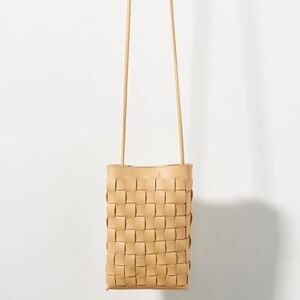 Anthropologie Mateo Woven Crossbody Phone Bag